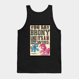 Brony Pony Tank Top